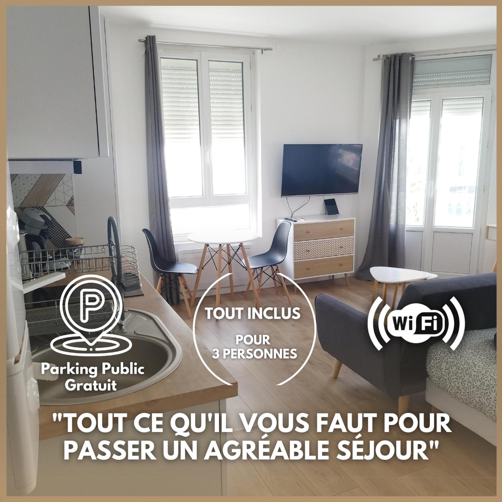 Le Lumineux Apartment Le Havre Luaran gambar